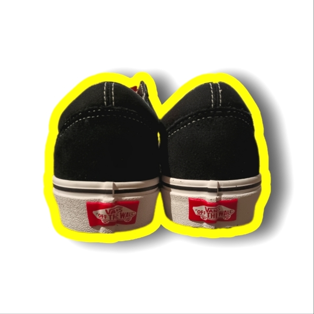 VANS Old Skools Blk/Wht - Picture 3 of 4